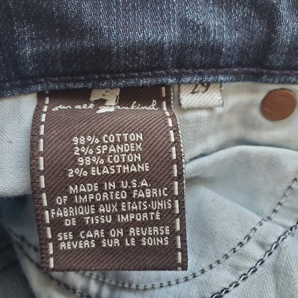 7 for All Mankind Rickie Boyfriend Jeans 29